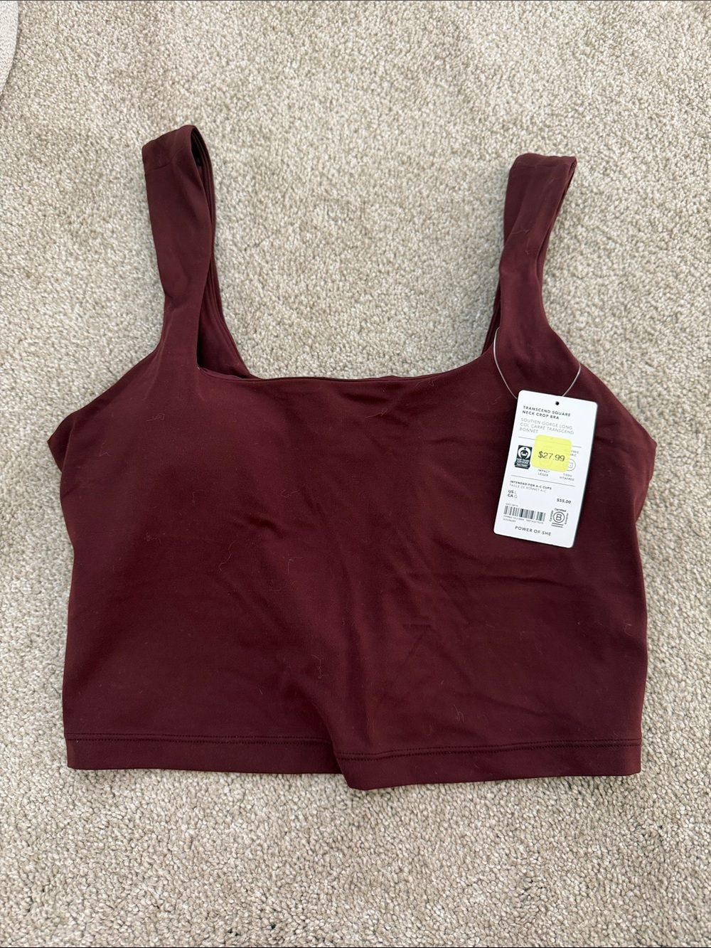 Women's Athleta Crop Bra - NWT!